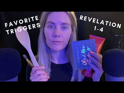Christian ASMR with My Favorite Triggers and Whispering Revelation 1-4