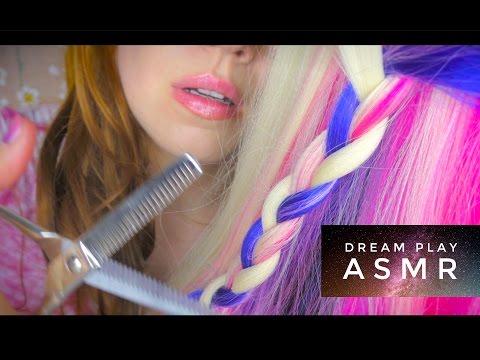 ★ASMR★ Hairplay relaxing Haircut, Hairbrushing Roleplay | Dream Play ASMR