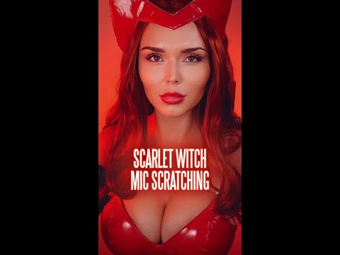 Scarlet Witch Helps You Fall Asleep in 60 Seconds (mic scratching) #asmr #shorts
