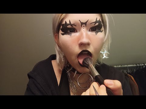 ASMR | lots of spit painting