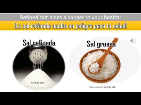 La sal refinada esconde un peligro para tu salud!!! Refined salt hides a danger to your health!!!
