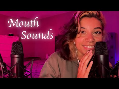 ASMR ~ Wet Mouth Sounds & Sensitive Crispy Whispers