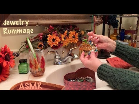 ASMR Request/ Jewelry rummaging, organizing, sorting, cleaning (No talking)