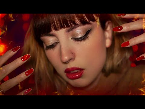 ASMR That Makes You Feel Warm 🔥fire, crinkles, trippy nails, single delay