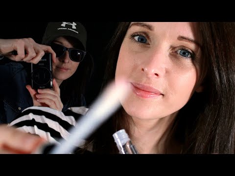 ASMR Roleplay - You're a Model - Makeup & Photoshoot