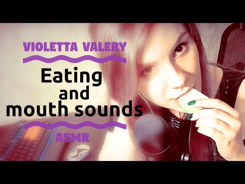 ASMR Eating Sounds, mouth sounds, breathing