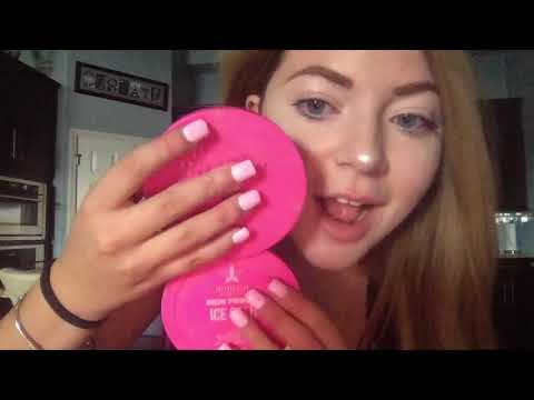 ASMR tapping updated makeup collection x