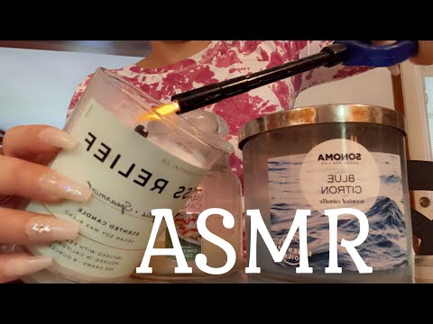 ASMR | Candle tapping & scratching ✨