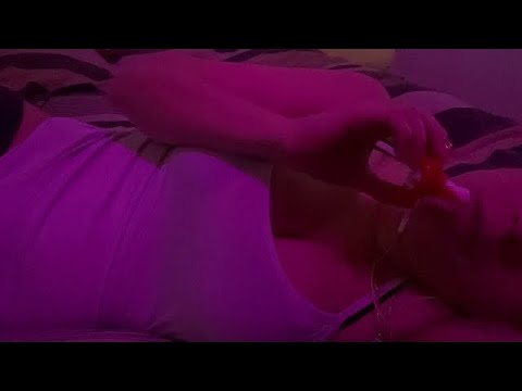 ASMR licking and nibbling lollipop sounds