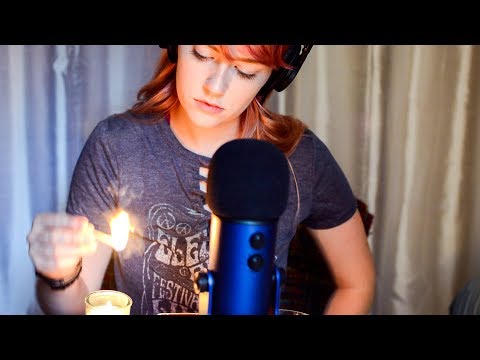 Match and Candle Lighting ASMR | Tapping | Whisper | Rain
