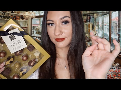 [ASMR] Chocolate Store Roleplay 🍫✨(Whispering, Tapping & Scratching)