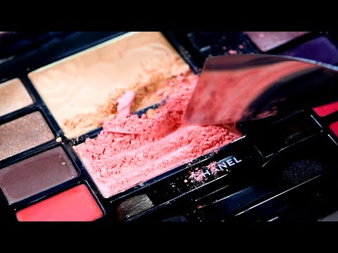 Destroying CHANEL Makeup 💔 ASMR + Estee Lauder, Too Cool for School, CLIO
