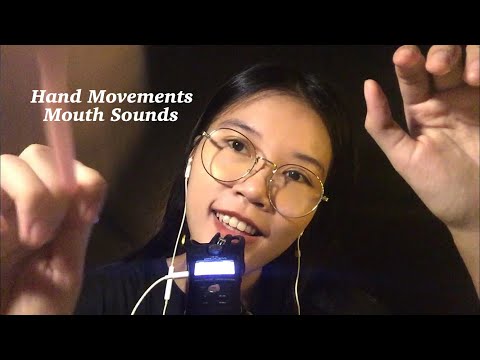 ASMR Fast Mouth Sounds, Hand Movements and Brushing