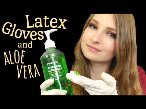 ASMR | Latex Gloves and Aloe Vera (sticky wet lotion sounds)