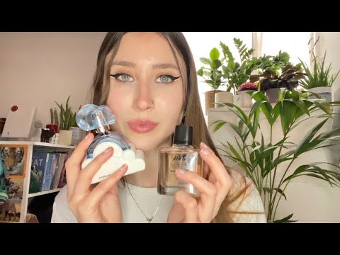 asmr | my perfume collection (glass tapping & scratching)