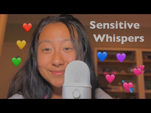 [ASMR] Sensitive Whispers (Kisses, Mouth Sounds)