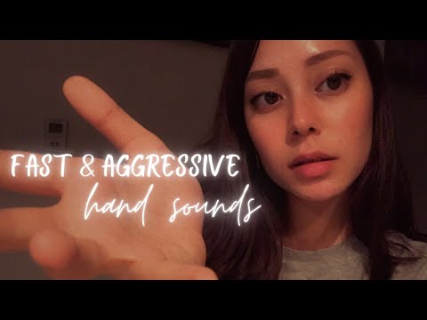ASMR Fast & Aggressive Hand Sounds with Unpredictable Triggers (focus on me, salt & pepper, pluck)