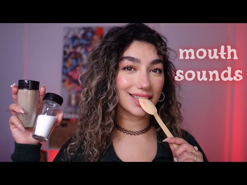 ASMR • EATING YOU UP num num (spoon nibbling, mouth sounds)
