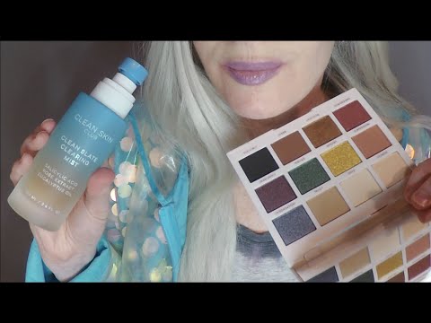 ASMR Gum Chewing Woman At Mall Gives You Free Make-over | Crinkle Coat | Personal Attention, Whisper