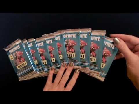 ASMR | Fortnite Trading Cards / Crinkle / Show & Tell (Whisper)