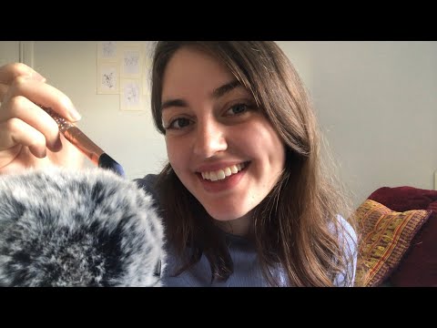 ASMR| whispering and tracing subscribers names✨