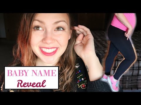 REVEALING OUR BABY'S NAME! || + an easy pregnancy workout