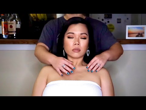 ASMR Light Touch Massage | No Talking | Hair Play, Face, Neck & Shoulder Pampering