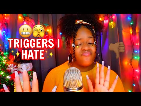 ASMR Triggers That I Hate...🥴👎🏾✨Part 2 (You'll Still Tingle Though..Fr 🤤✨)