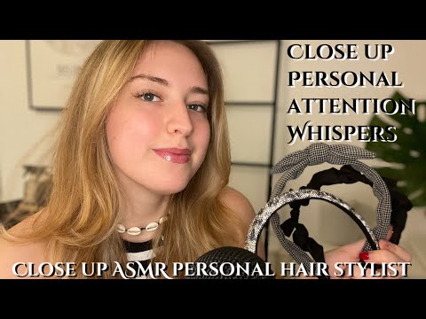 ASMR| Personal stylist role-play, up close personal attention and whispers