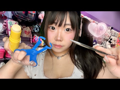 ASMR| 🌟Face Piercing at Claire's roleplay🌟