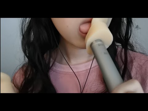 【 S ASMR coconut椰~】no talking no picture👄deep mouth sounds深层口腔音 舌头搅动