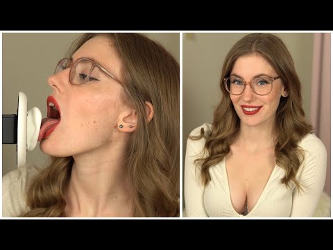 ASMR ~ Ear Licking & Whispering Into Your Ear