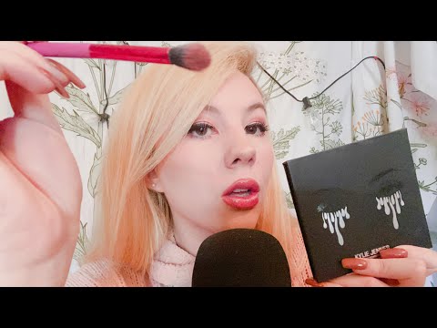 ASMR Fast and Aggressive ⚡️Doing Your Makeup With *NEW* products 💞(fast personal attention)
