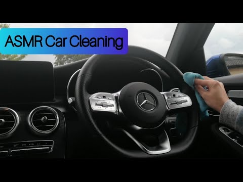 ASMR Household Cleaning - Polishing The Car No Talking
