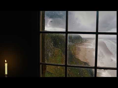 Rainy Window ⋄ House Close to the Sea in Ireland [ASMR STUDY & RELAX] ⋄ Relaxing Ambience ⋄