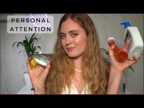 ASMR Relaxing Skin Treatment Roleplay🧴♡ (Many Products)