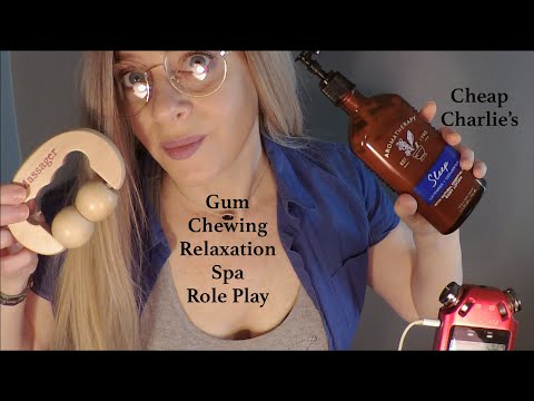 ASMR Sassy Gum Chewing Spa Role Play | Gum Chewing | Personal Attention