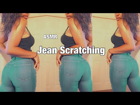 ASMR | Scratching My Jeans W/Rubbing,Slapping Sounds 💕