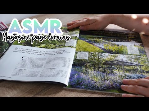 ASMR - MAGAZINE DE DÉCO ET JARDINS | Slow page turning
