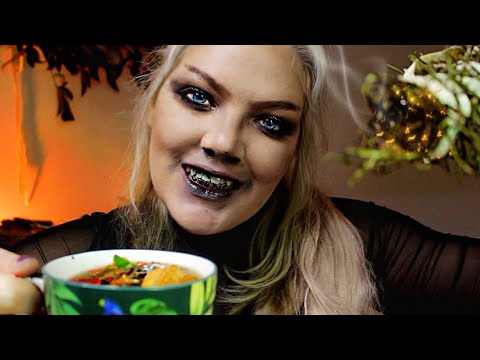 ASMR Witch Roleplay | Aura Cleansing, Potion Brewing, Layered Inaudible Whispers, Personal Attention