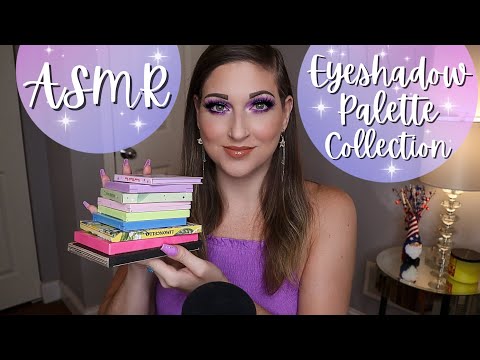 ASMR | Eyeshadow Palette Collection (Part 2: Colourpop) | Whispers, Tapping, & Scratching