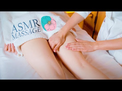 ASMR Relaxing Leg, Foot, Feet Massage by Olga