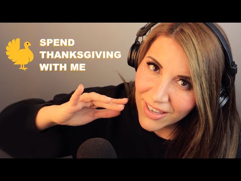 ASMR - For people who are alone on Thanksgiving 🦃 Comforting chit chat & cork tapping