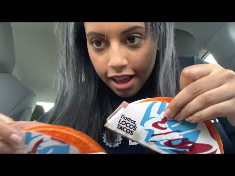 ASMR :|| Eat With Me at the Parking Lot and Whispered Rambles (Taco Bell) || APRIL 30, 2021