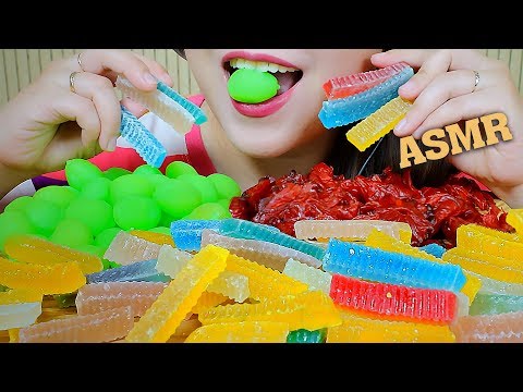 ASMR EATING NEW YEAR 2020 PASTRY PLATTER (YOUNG PEACH CANDY JELLY CANDY ROSE CANDY) | LINH-ASMR 먹방
