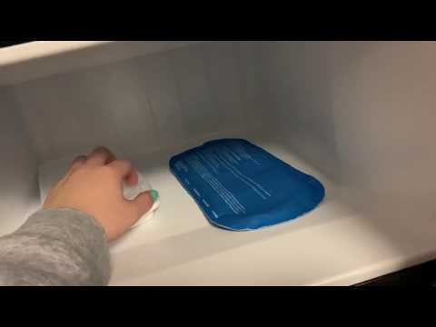 ASMR tapping in an empty fridge ☘️