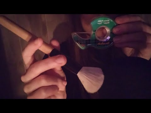 ASMR sticky sounds, mic brushing, tapping, + (trigger assortment)