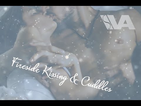 ASMR Kissing & Cuddles Relaxing Morning In Bed Together Snowstorm (Girlfriend Roleplay) (Tingles)