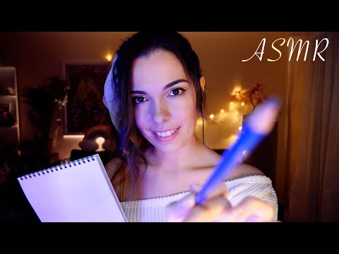 ASMR FR ~ Je te Dessine ✏️ Air Drawing (Invisible Trigger), Semi-inaudible, Observation