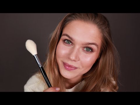 [ASMR] Relaxing Lens Brushing and Close Up Whispers